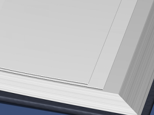 hardcover book Modello 3D