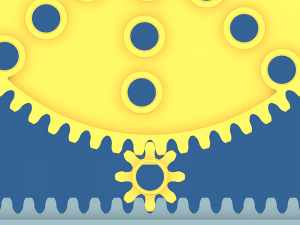 assorted gear collection 01 3D Baskı Modeli