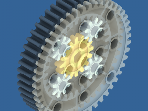 assorted gear collection 01 3D Baskı Modeli