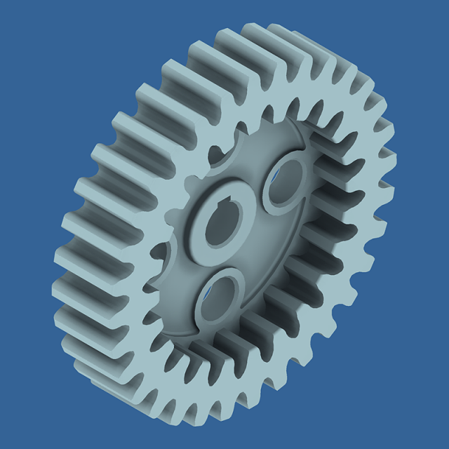 Download assorted gear collection 01 3D Model