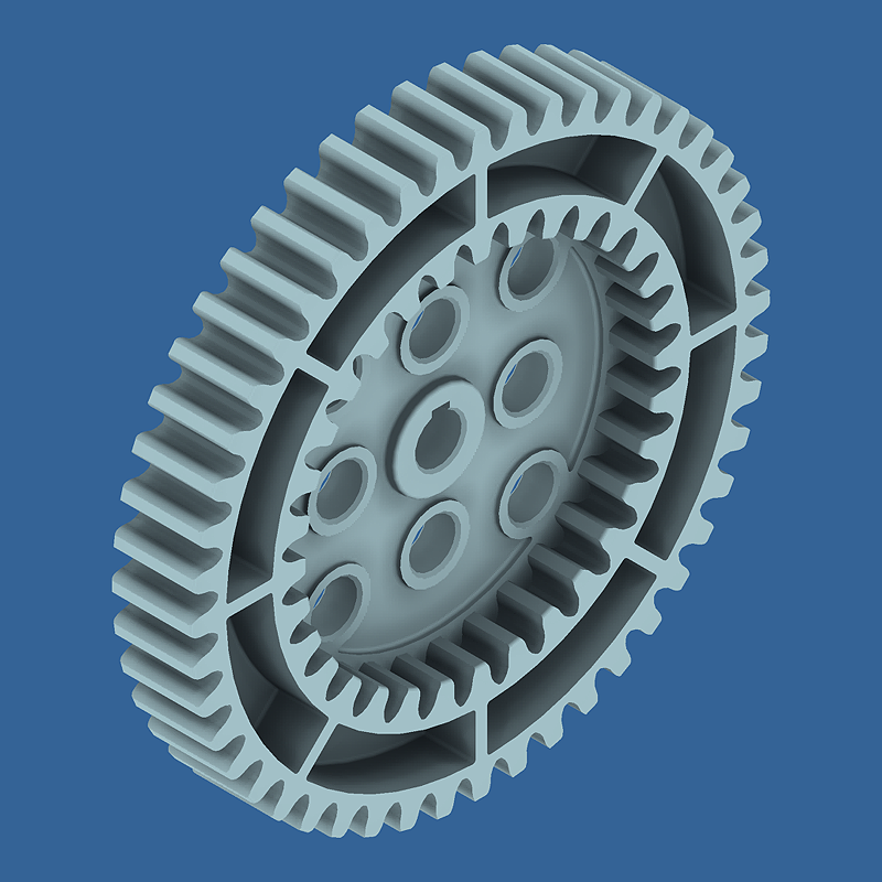 assorted gear collection 01 3D Print Model in Mechanical parts 3DExport