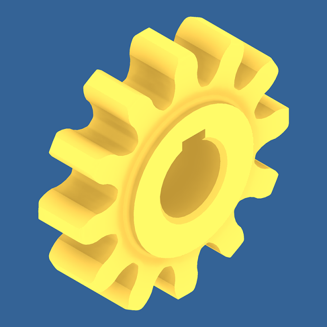 Download spur gear collection 01 3D Model