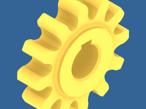 spur gear collection 01 3D Baskı Modeli