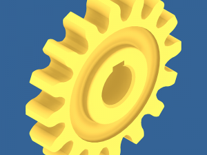 spur gear collection 01 3D Baskı Modeli