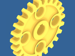 spur gear collection 01 3D Baskı Modeli