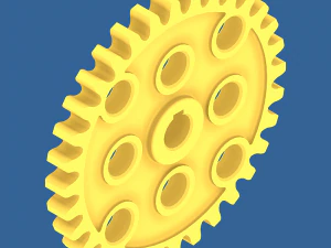 spur gear collection 01 3D Print Model