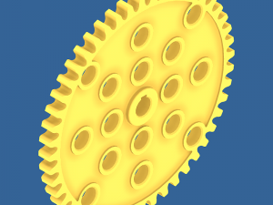 spur gear collection 01 3D Baskı Modeli