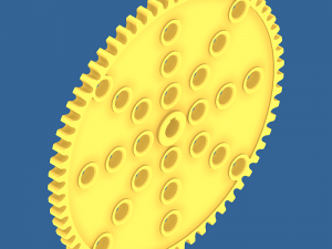 spur gear collection 01 3D Baskı Modeli