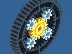 planetary gear collection 01 Model do druku 3D