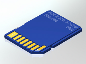 sd memory card 3D मॉडल