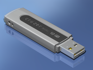 usb flash memory drive 3D-Modell