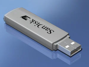 USB-Flash-Speicherlaufwerk 3D Modell