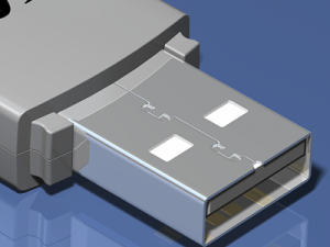 usb flash memory drive 3D-Modell