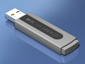 USB-Flash-Speicherlaufwerk 3D Modell