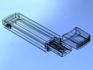 USB-Flash-Speicherlaufwerk 3D Modell