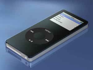 mp3 music player with accessories 3D 모델
