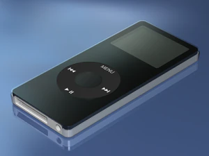 mp3 music player with accessories 3D Model