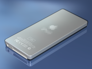 mp3 music player with accessories 3D 모델