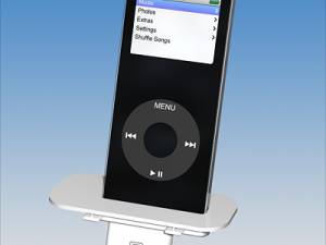 mp3 music player with accessories 3D 모델
