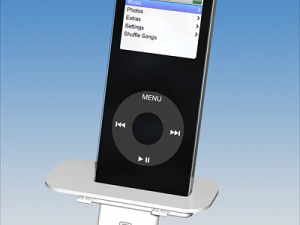 mp3 music player with accessories 3D Model