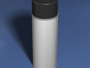 aerosol spray can Modello 3D