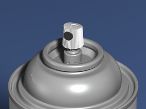 aerosol spray can Modello 3D
