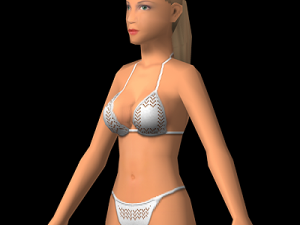 female character 01 3D Model