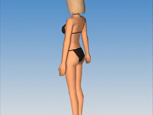 female character 02 3D Model