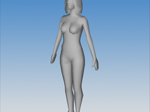 female character 02 Modèle 3D