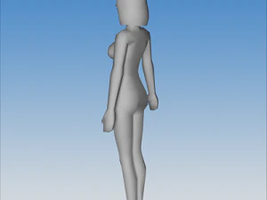 female character 02 3D Model