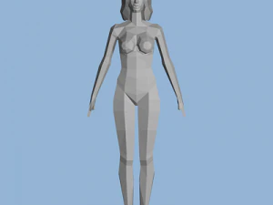 female character 02 3D Model