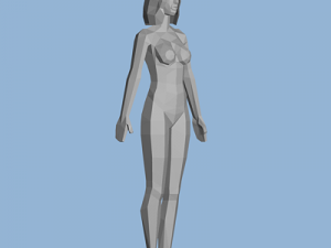 female character 02 Modèle 3D