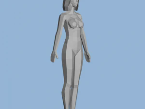 female character 02 3D Model