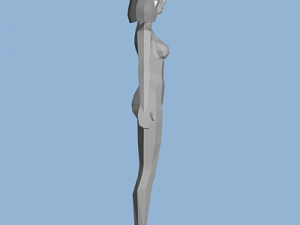 female character 02 Modèle 3D