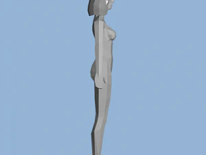female character 02 3D Model