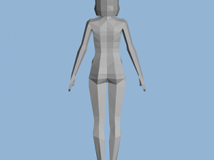 female character 02 Modèle 3D