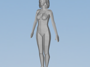 female character 02 Modèle 3D