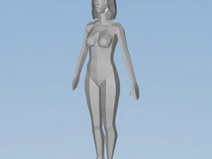 female character 02 3D Model