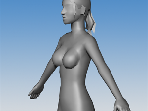 female character 03 3D Model