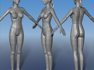 female character 03 3D Model