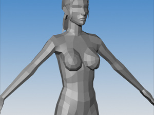 female character 03 3D Model