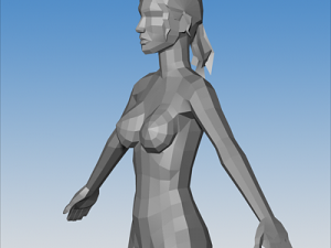 female character 03 3D Model