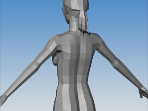 female character 03 3D Model