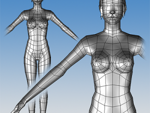 female character 03 3D Model