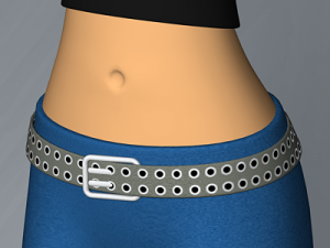 female cartoon character 02 3D Model