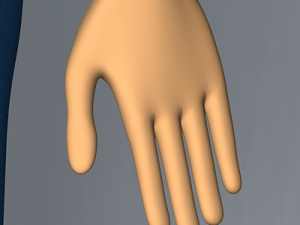 female cartoon character 02 3D Model
