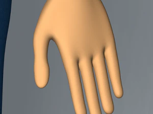 female cartoon character 02 3D Model