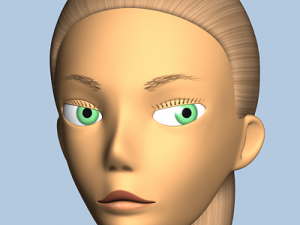 female cartoon character 03 Modèle 3D