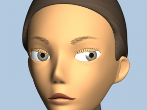 female cartoon character 03 Modèle 3D
