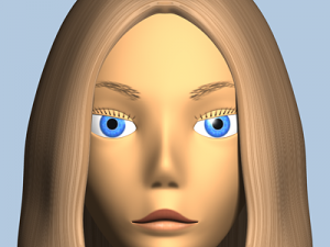 female cartoon character 03 Modèle 3D